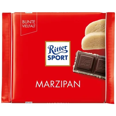 Шоколад Ritter Sport Marzipan 100гр  арт. 07931