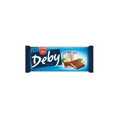 Шоколад Leona Deby молочний 90гр  арт. 08239