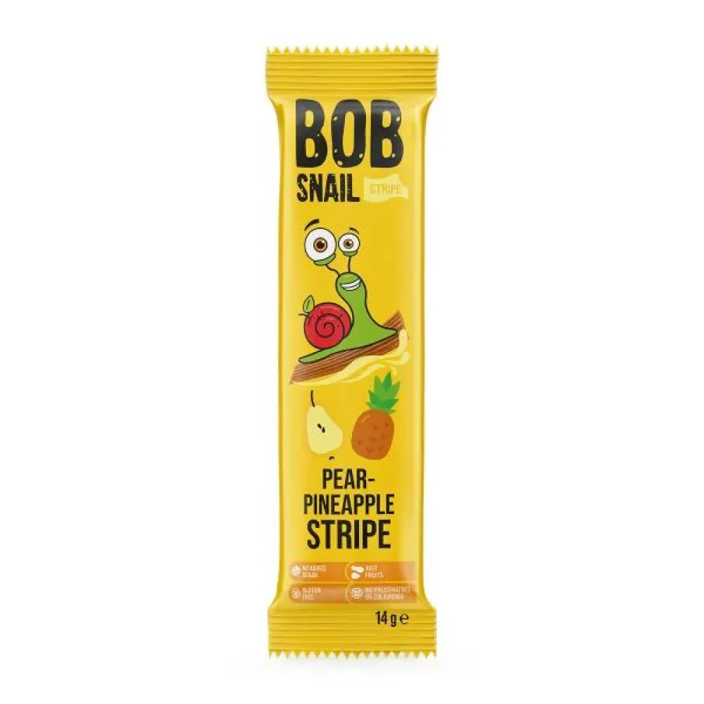 Цукерка Bob Snail груша-ананас 14гр  арт. 02755 