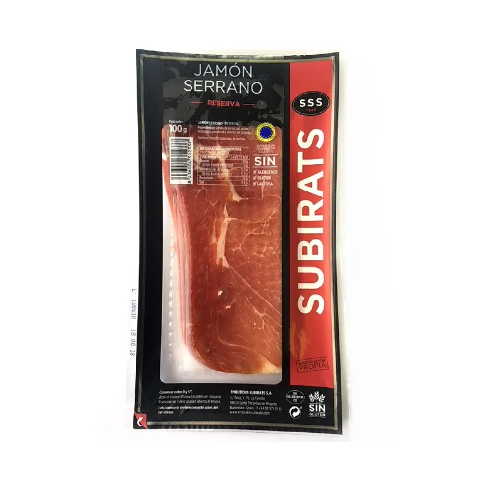 Хамон Subirats Наріз. 100гр  арт. 01376 