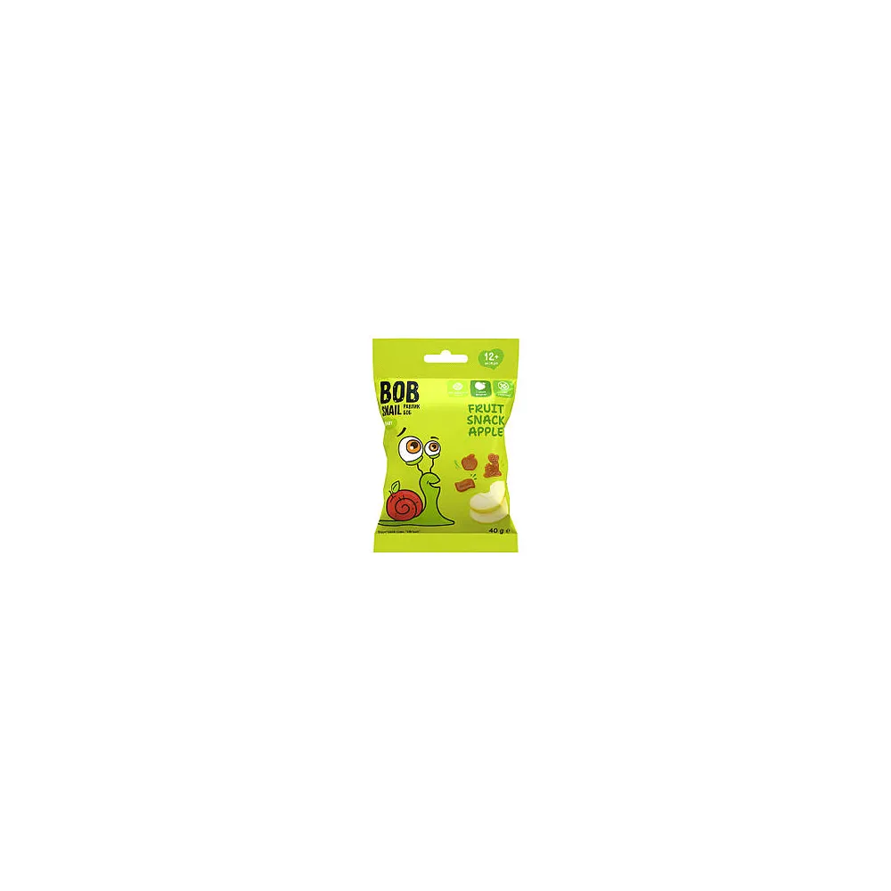 Фруктовий снек Bob Snail ябл. 40гр  арт. 06744 