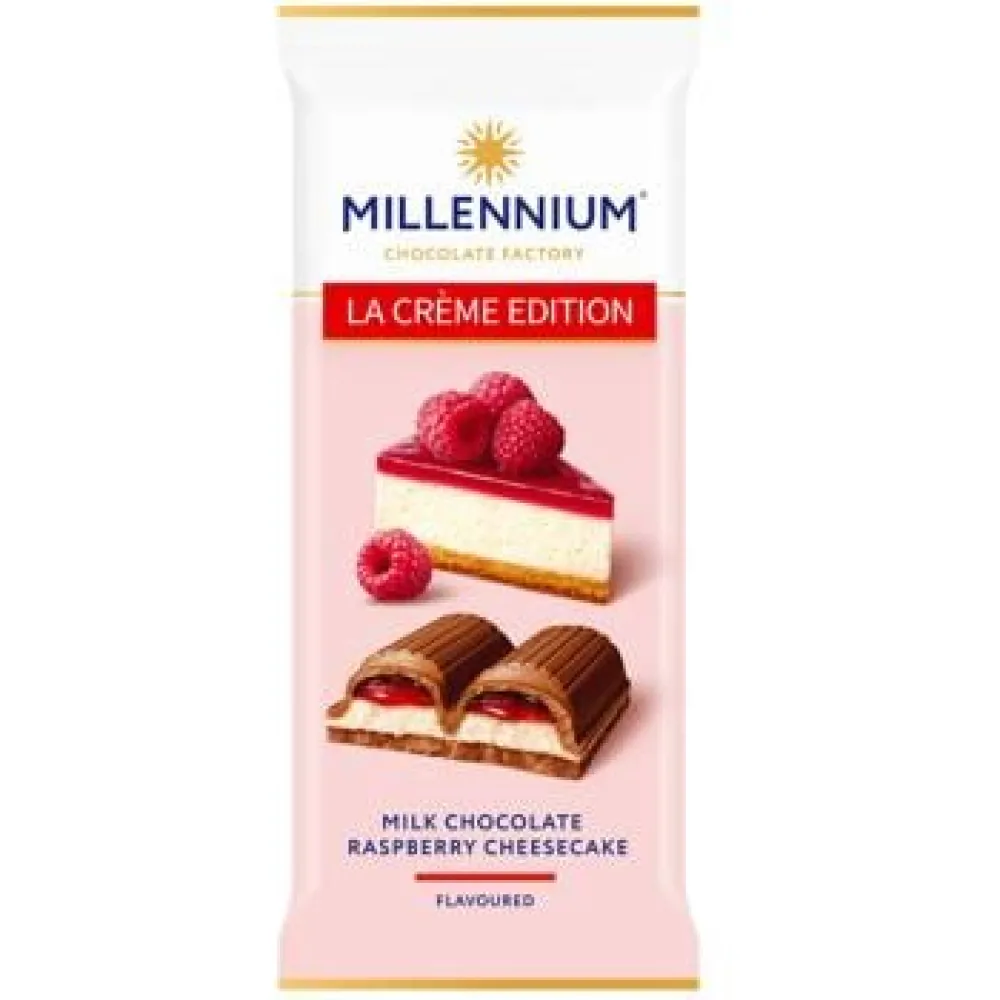 Шоколад Millennium La Creme Edition малина 100гр  арт. 10922 