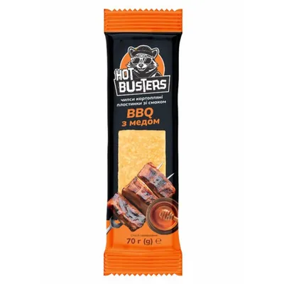 Чипси Hot Busters BBQ з медом 70гр  арт. 06467