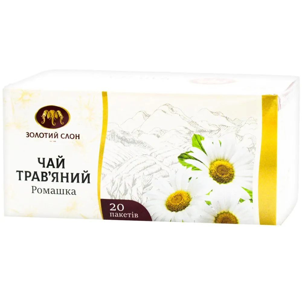 Чай Золотий слон Ромашка 20пак  арт. 10839 