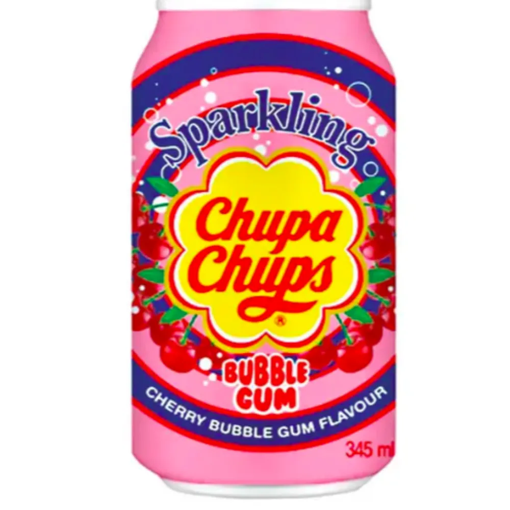 Напій газований Chupa Chups bubble gum 345мл  арт. 07670 