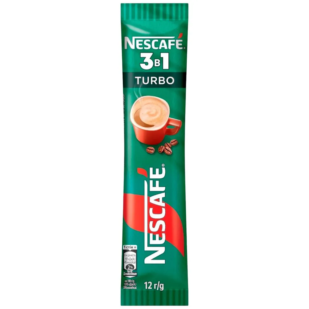 Кава стік Nescafe Turbo 12гр  арт. 10652 