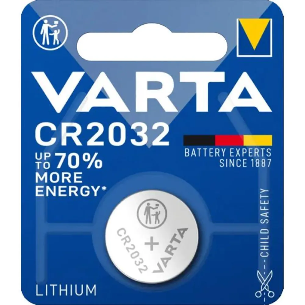 Батарейка Varta CR2032 1шт  арт. 06301 