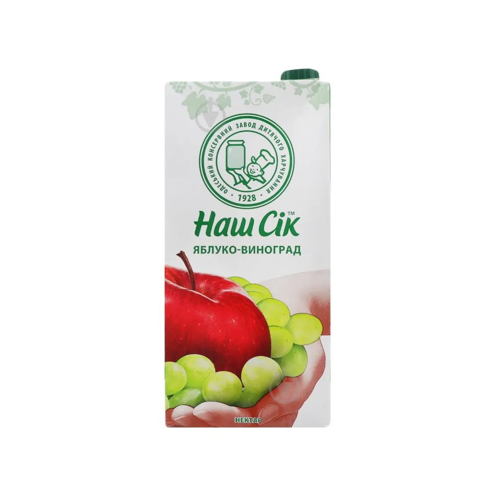 Сік Наш Сік ябл-виногр 1,93л  арт. 02107 