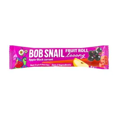 Цукерка Bob Snail Яблучно-смородинова довга 15гр  арт. 10102