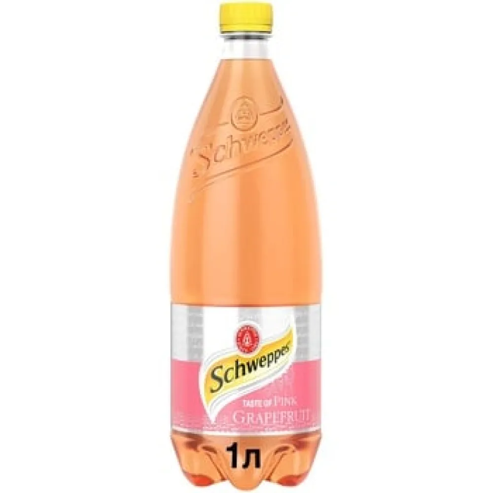 Напій газований Schweppes Рожевий грейпфрут 1л  арт. 06391 