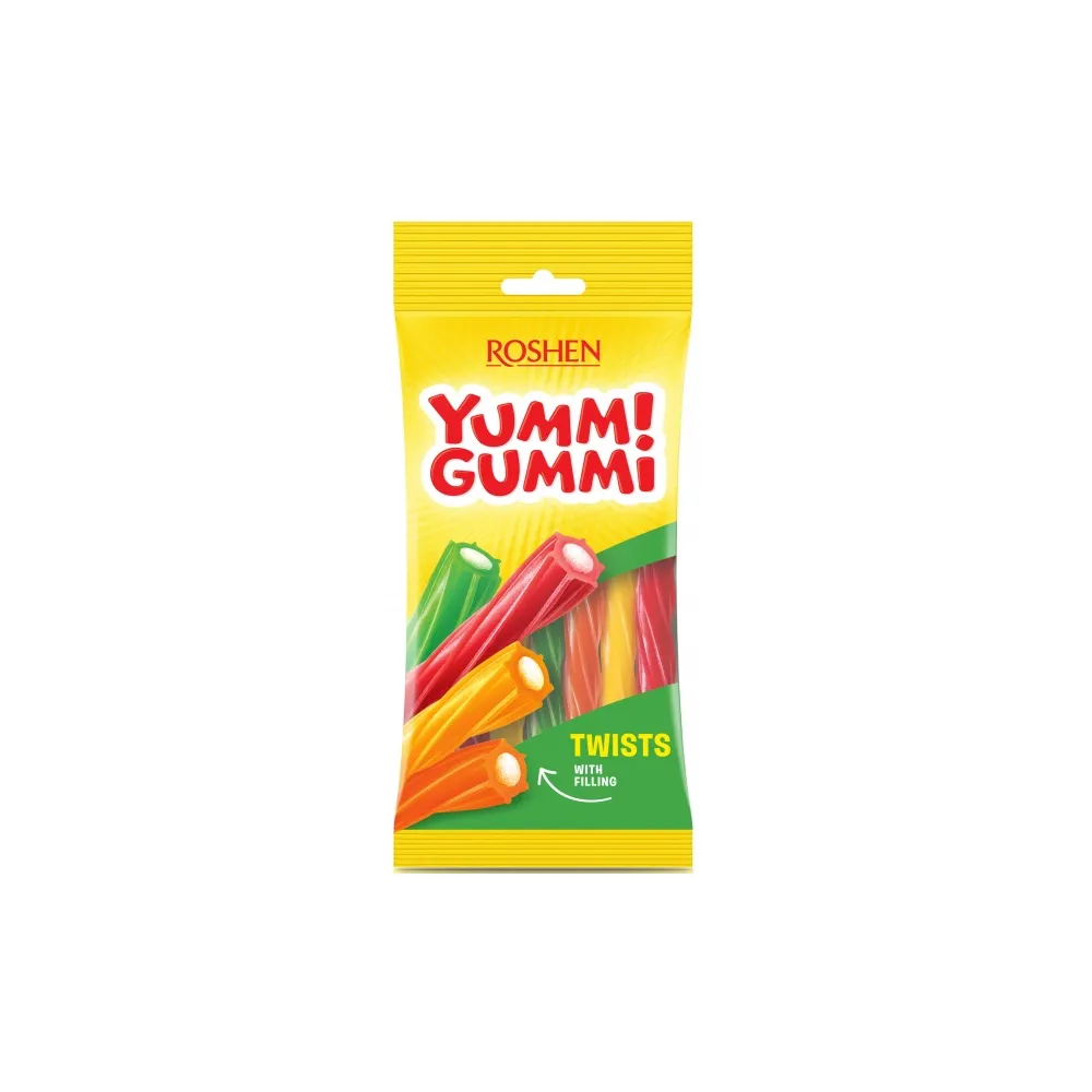Желейна цукерка Yummi Gummi Twists 70гр  арт. 02946 
