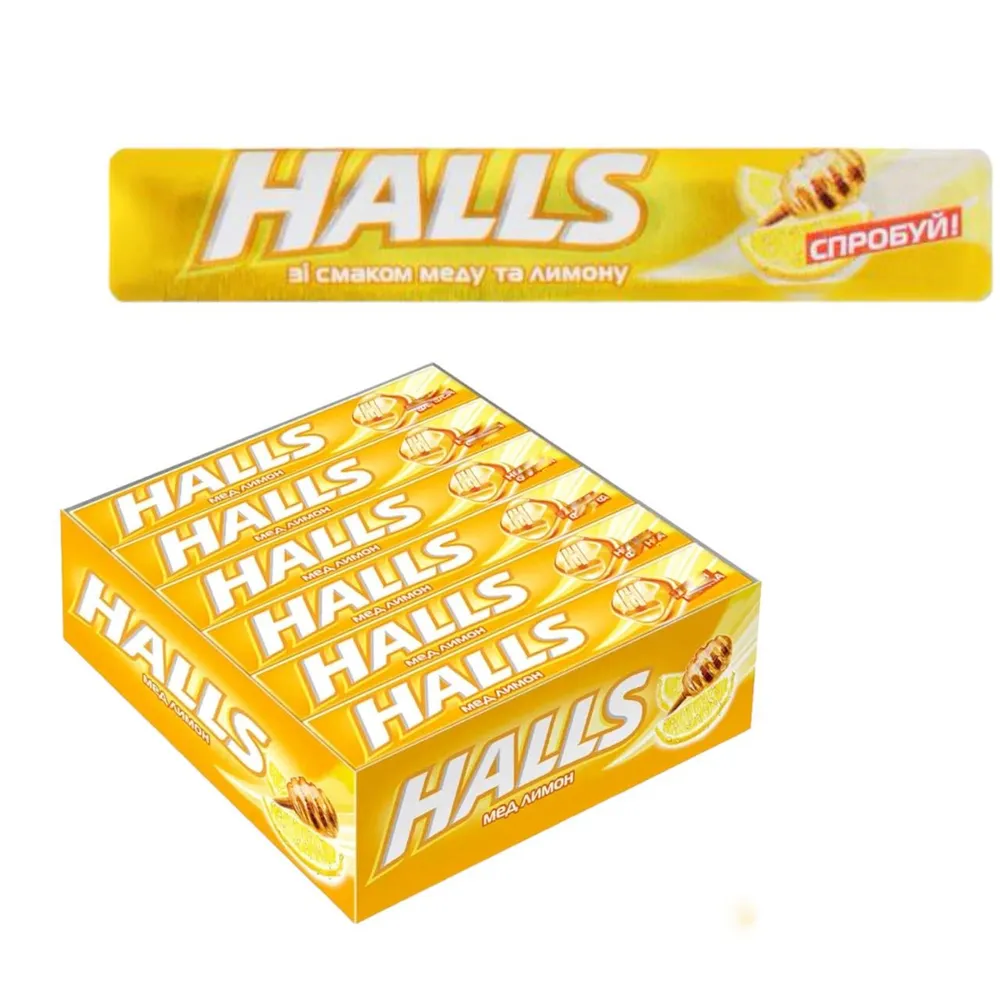 Льодяник Halls мед-лимон 25.2гр  арт. 01160 