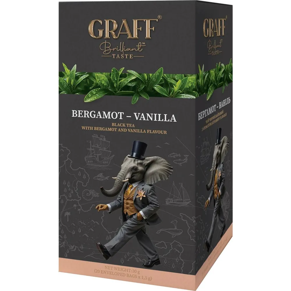 Чай Graff Bergamot-vanila 20пак  арт. 07333 