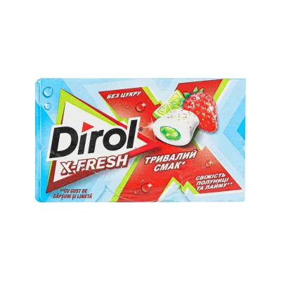 Жуйка Dirol ІксФреш полу/лайм 19.5гр  арт. 05227