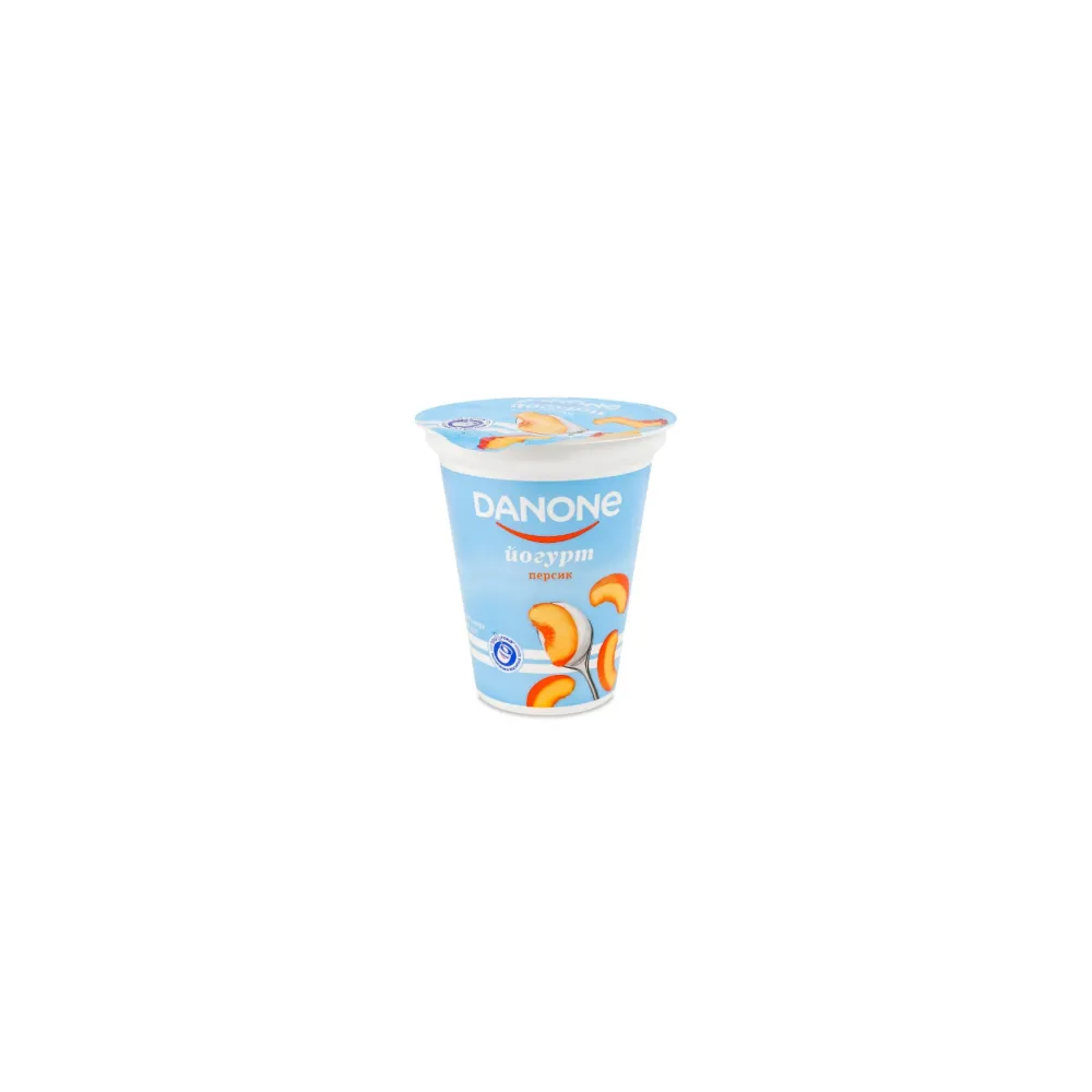 Йогурт Danone стак персик 260гр  арт. 07059 