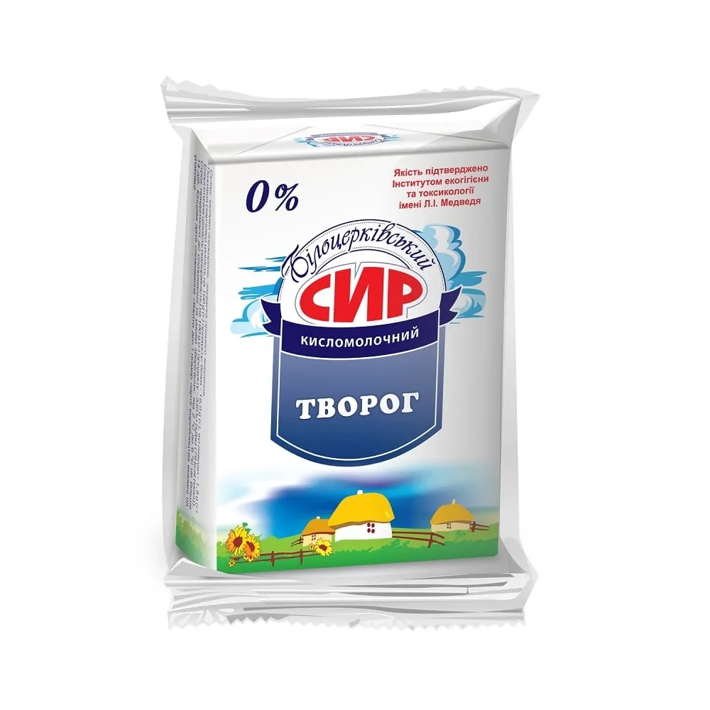 Сир Білоцерківське 0% 180гр  арт. 08463 