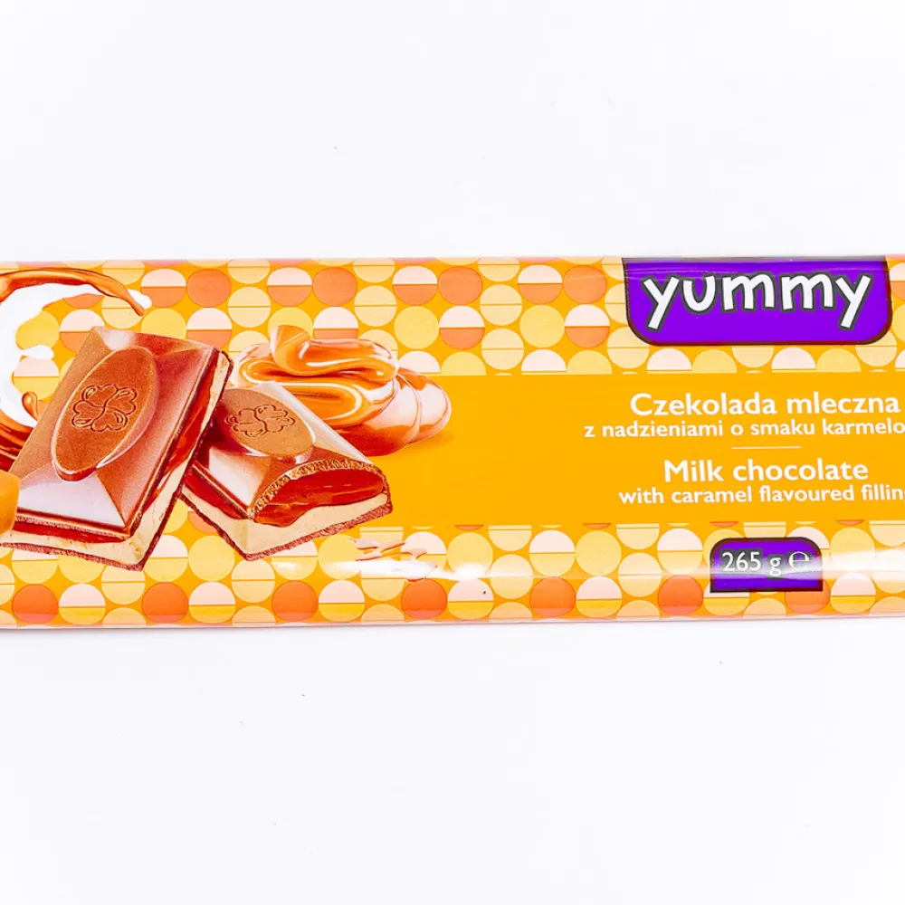 Шоколад Yummy Карамель 260гр  арт. 08554 