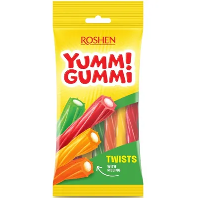 Желейна цукерка Yummi Gummi Twists 70гр  арт. 02946
