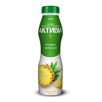Йогурт Активіа Ананас 290гр  арт. 07848