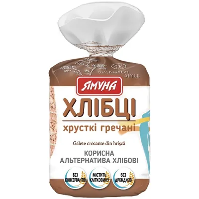 Хлібці Ямуна Гречані 80гр  арт. 07405