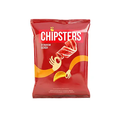 Чипси Chipster's Бекон 100гр  арт. 00607