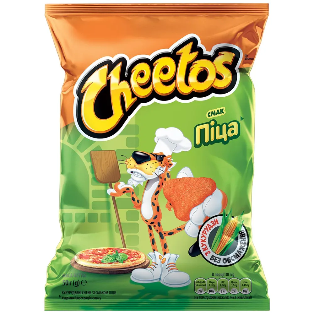 Кукурудзяні палички Cheetos Піца 50гр  арт. 10134 
