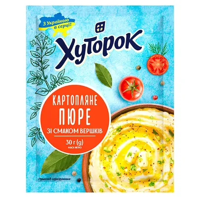 Картопляне пюре швид.приг. Хуторок Вершки 30гр  арт. 10822