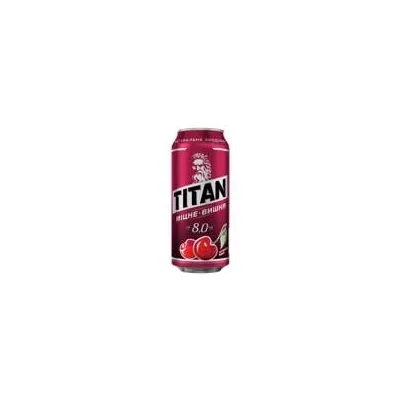 Пиво Titan Вишня з/б 0,5л  арт. 10766
