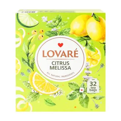 Чай Lovare Цитрус-меліса 32пак  арт. 10640