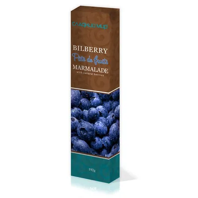 Мармелад Pate de fruits чорниця 192гр  арт. 07603