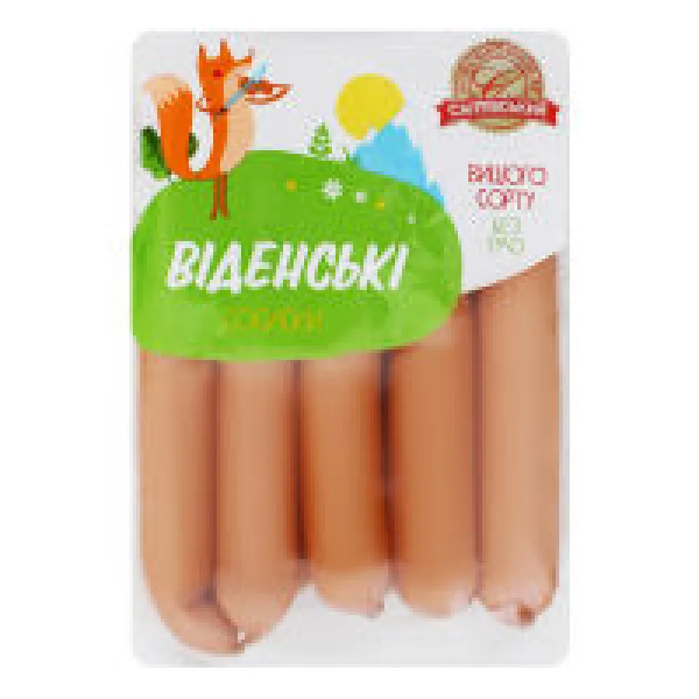 Сосиски СМК Віденські (ваг) арт. 08519 