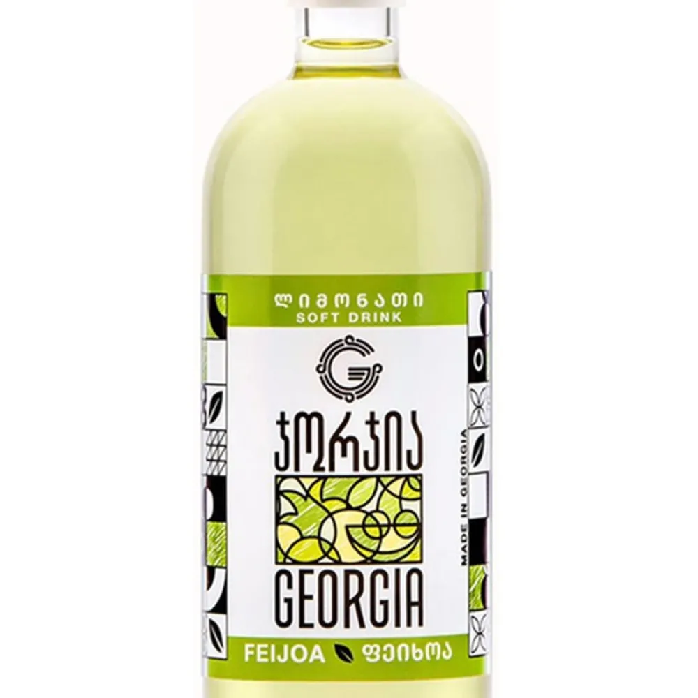Напій газований Georgia Лимонад фейхоа 0.5л  арт. 06302 