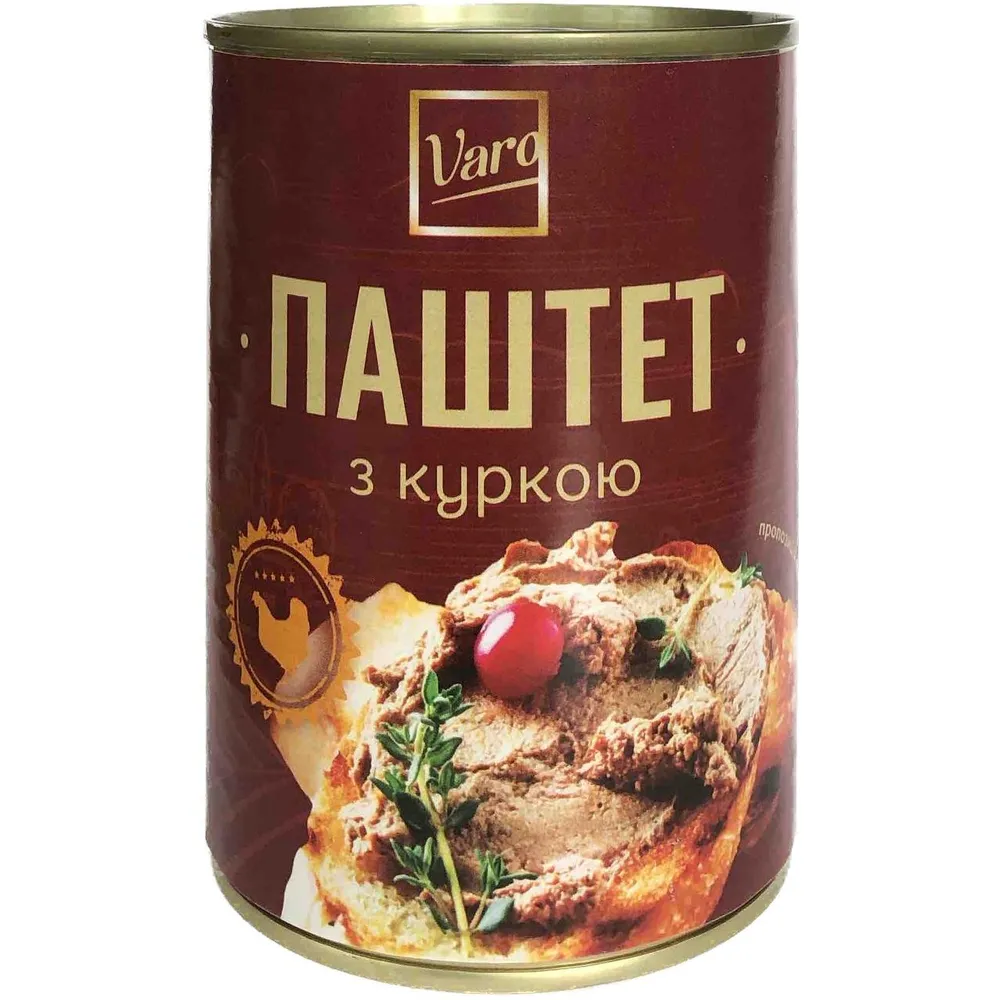 Паштет Varo з куркою 390гр  арт. 06673 