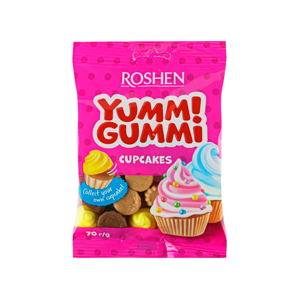 Желейна цукерка Yummi Gummi Cupcakes Акц 70гр  арт. 09278 