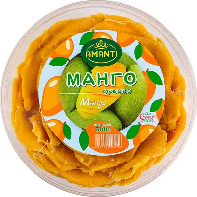 Манго сушене Amanti Троянда 500гр  арт. 06424