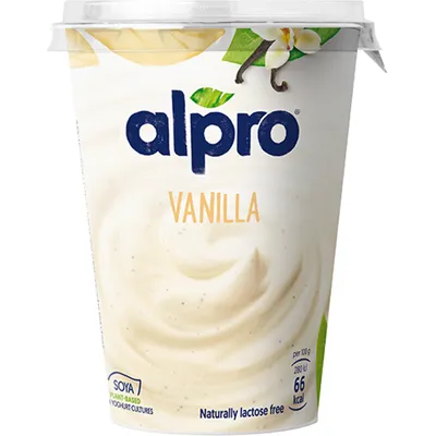 Йогурт Alpro Ферментований з ванільним смаком 400гр  арт. 08045