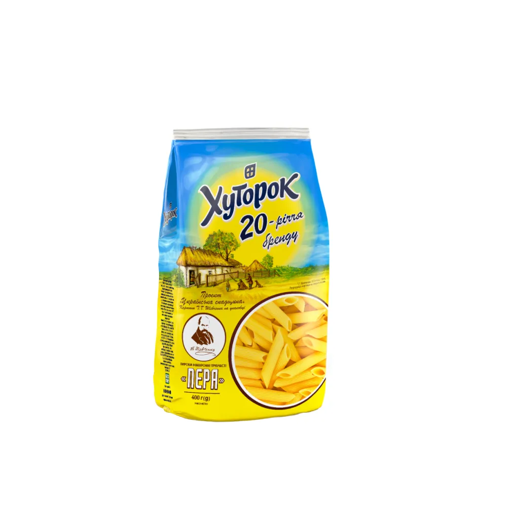 Макарони Хуторок Пера 400гр  арт. 05369 