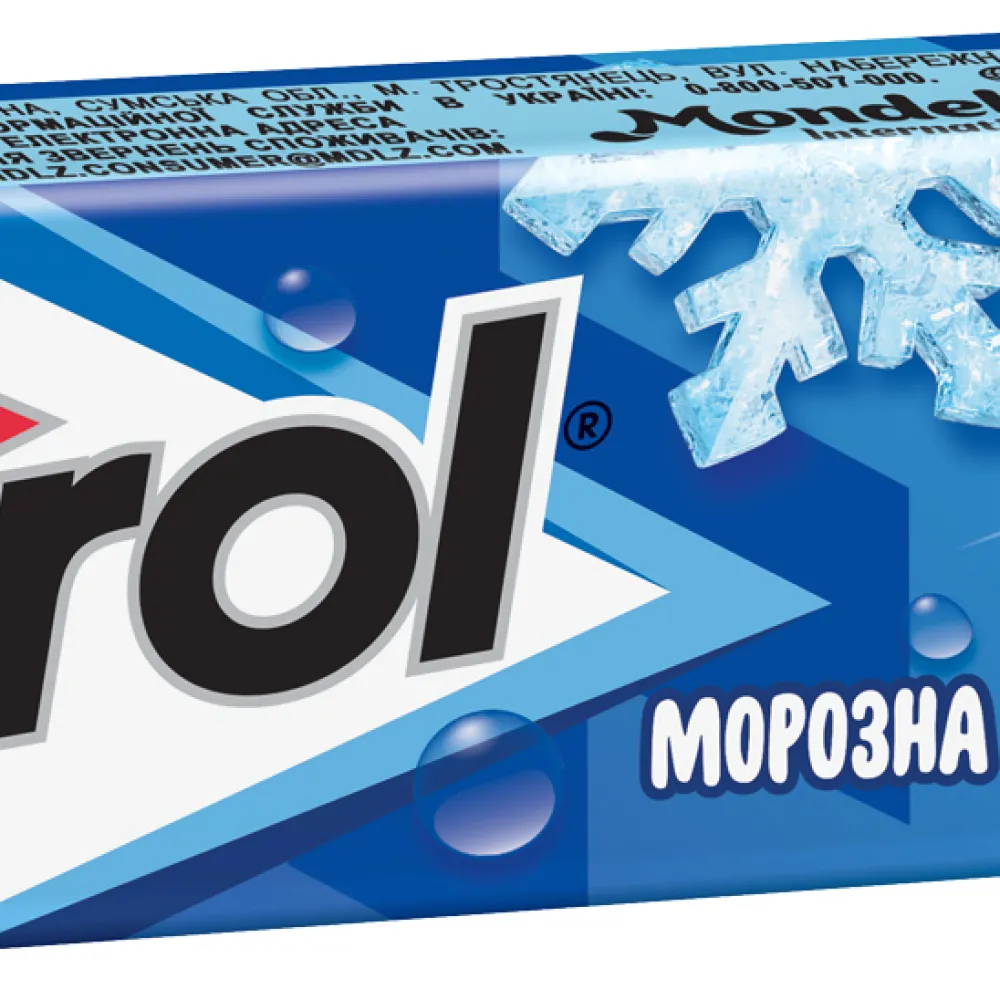Жуйка Dirol Морозна Мята 14гр  арт. 04314 