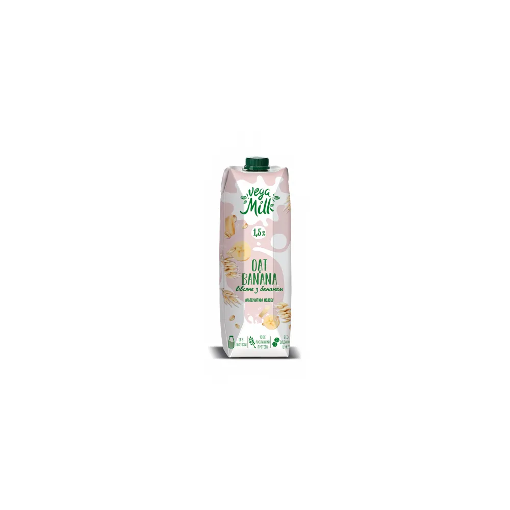 Напій вівсяний Vega Milk з бананом 950мл  арт. 05760 