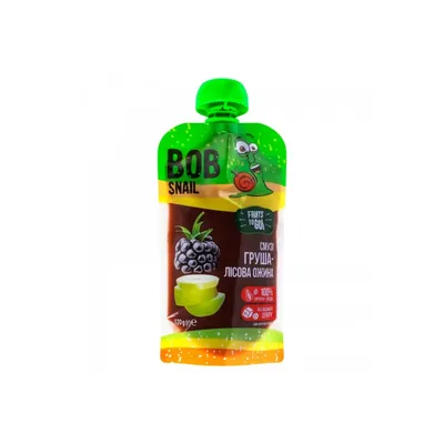Смузі Bob Snail Груша-ожина 120гр  арт. 03100