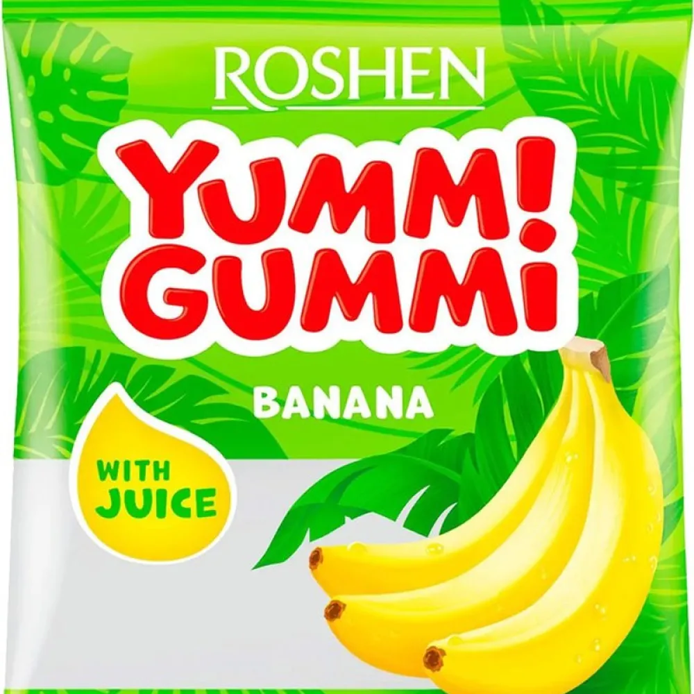 Желейна цукерка Yummi Gummi Banana 70гр  арт. 03495 