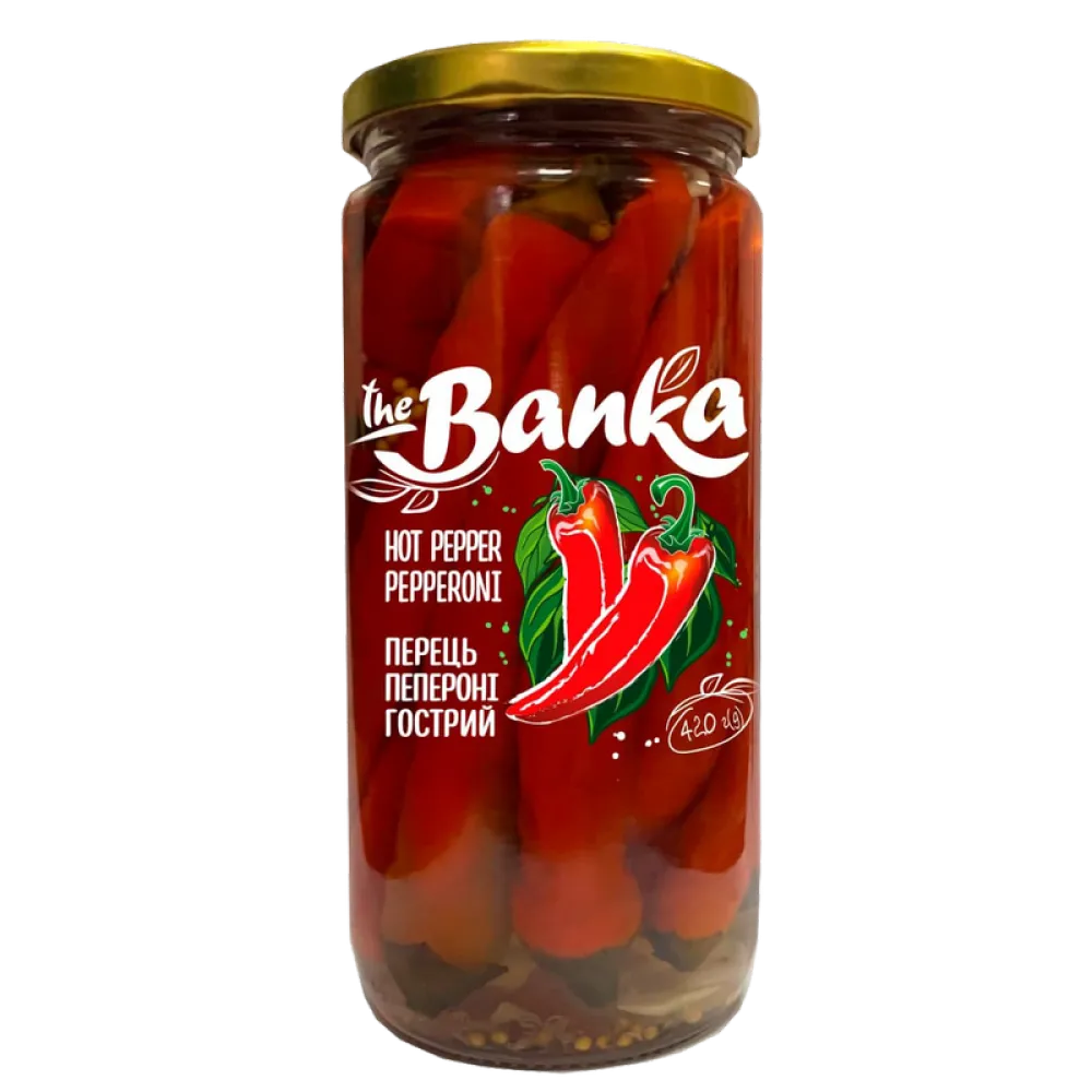 Перець The Banka Пепероні гострий 400гр  арт. 04514 