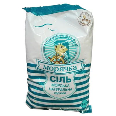 Сіль Морячка Морська Харч. 1кг  арт. 01829