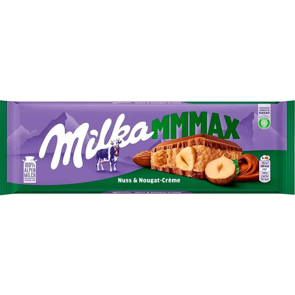 Шоколад Milka Nuss&Nougat 300гр  арт. 08595 