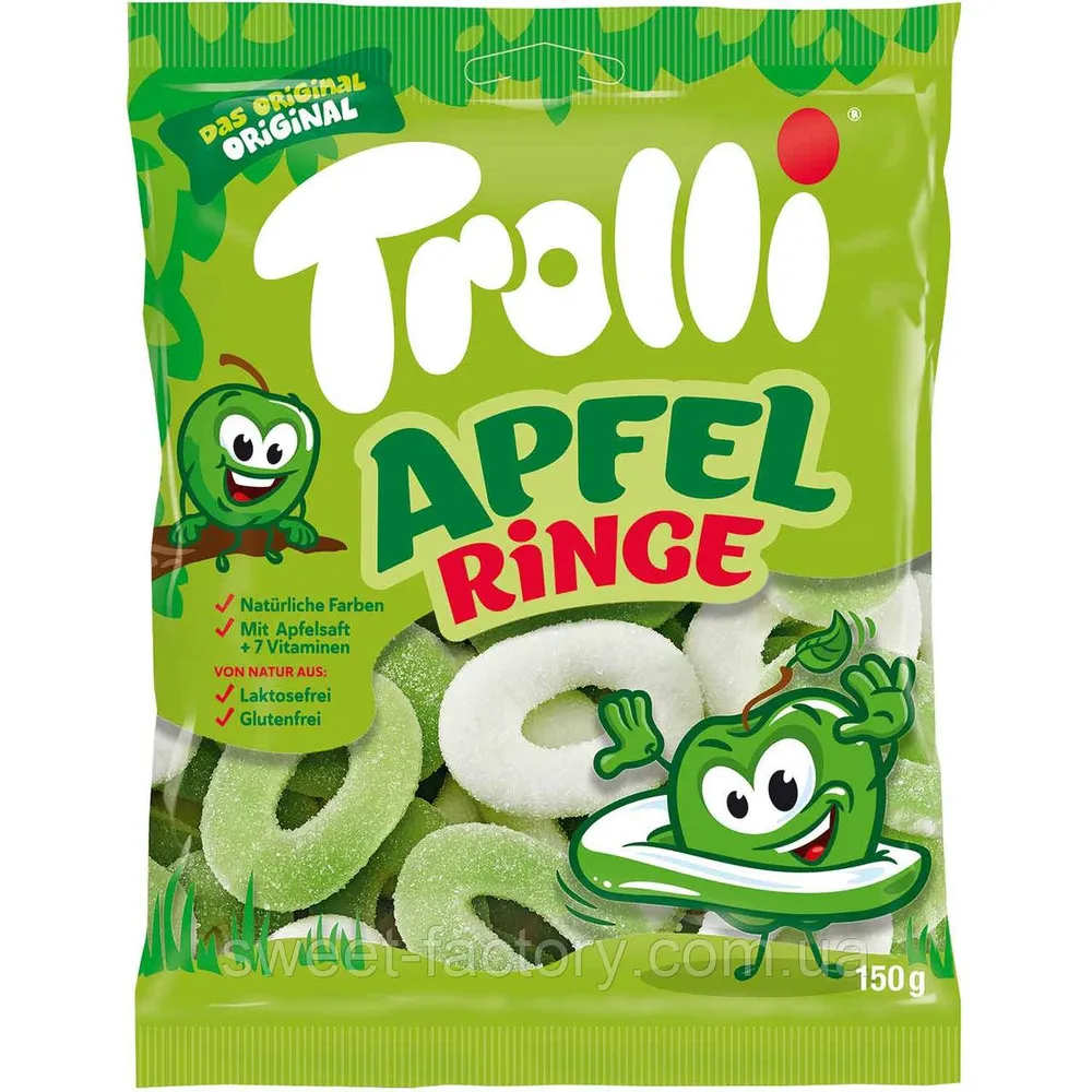 Желейна цукерка Trolli Apfel 150гр  арт. 07725 