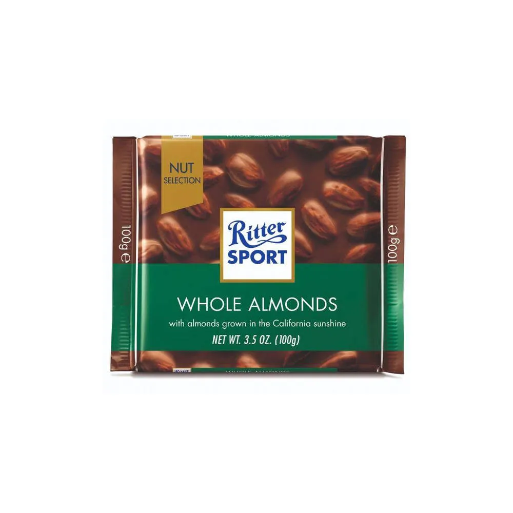 Шоколад Ritter Sport Whole Almonds 100гр  арт. 08646 