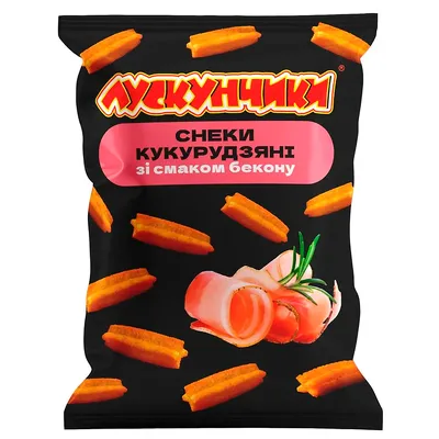 Снек Лускунчик беконом 130гр  арт. 04328