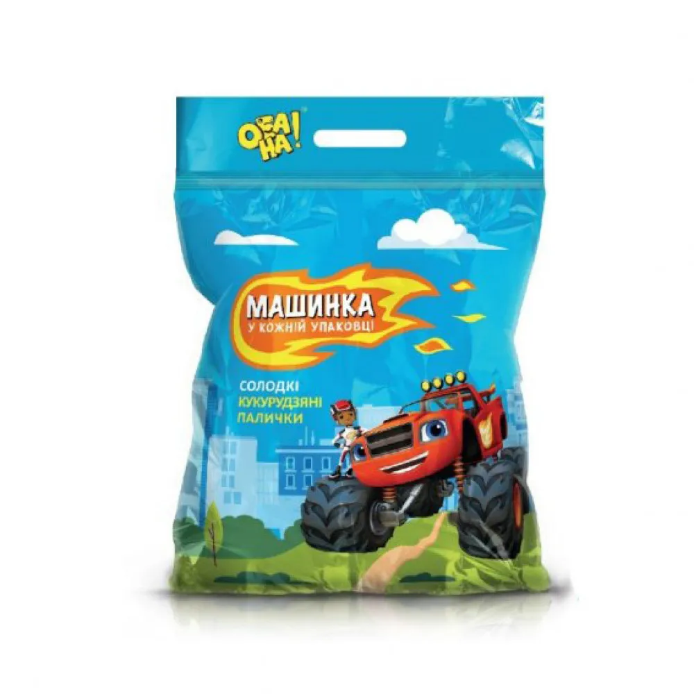 Кукурудзяні палички Обана! з ігр. Cars 100гр  арт. 05503 
