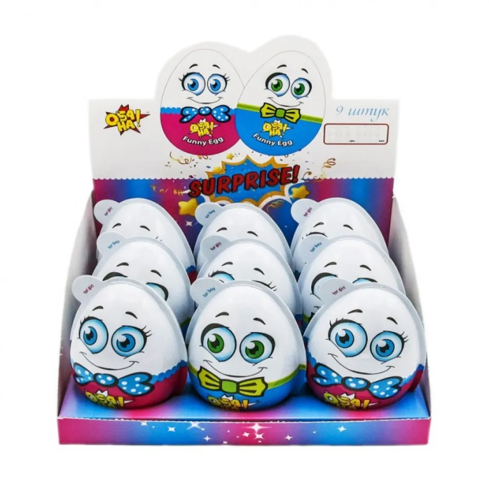 Яйце з сюрпризом Обана! Funny Egg (вел)  арт. 07768 