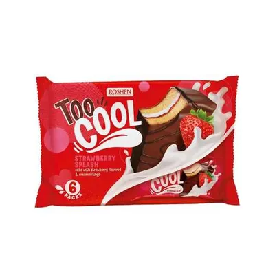 Тістечко Roshen Tool Cool полуниця 270гр  арт. 07639